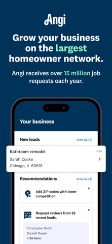 Angi for Pros Screenshot 1 of 7