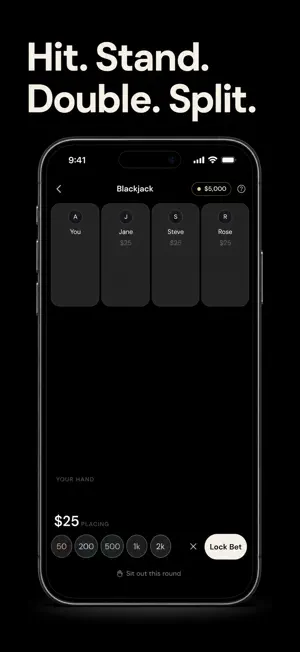 Blackjack Social screenshot 3