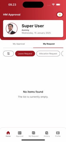 ASI Approval screenshot