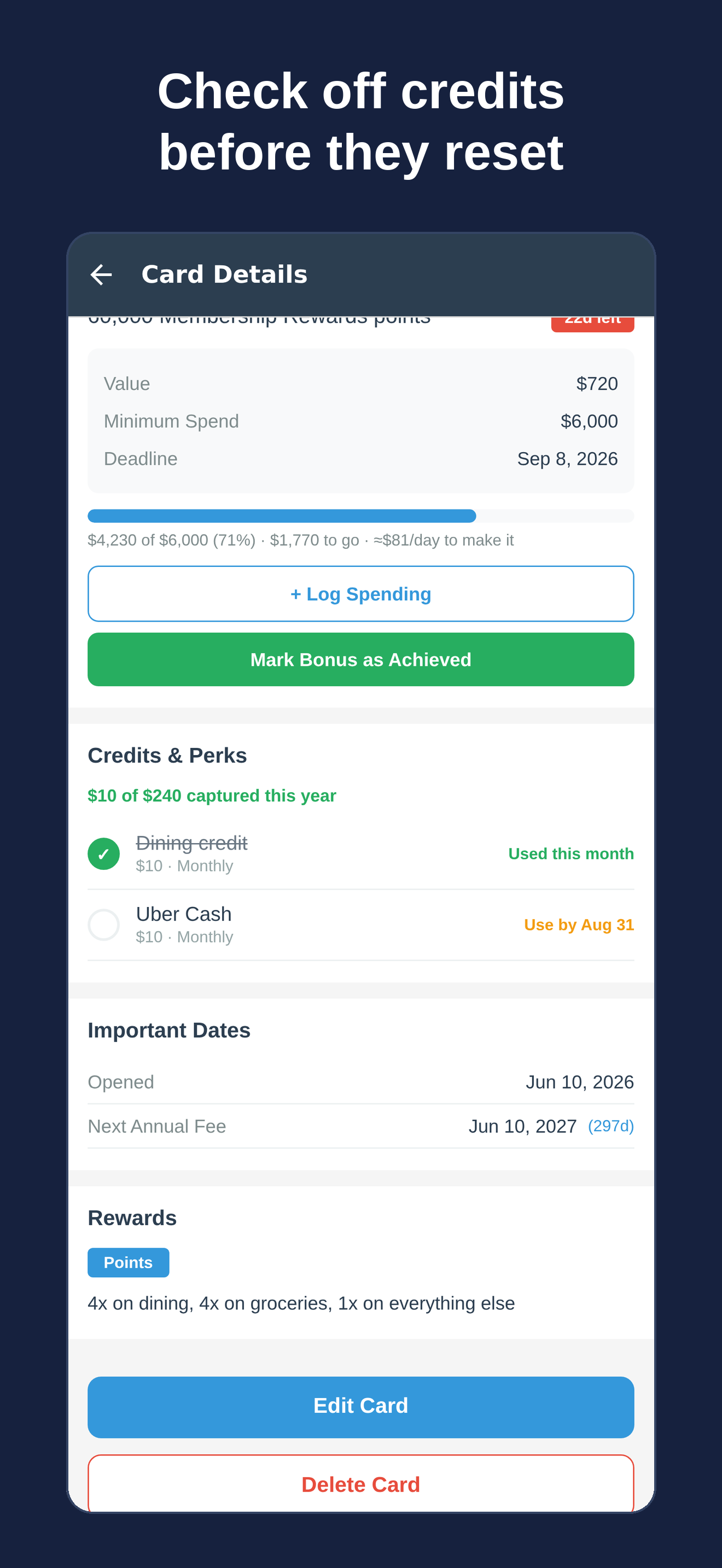 Credit Card Central screenshot 5