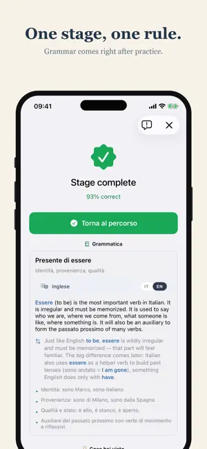Ti amo Italian: course & exam screenshot 2