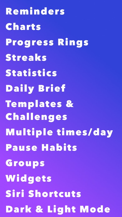 Smart Habit Tracker & Reminder iPhone screenshot 4 - Lifestyle app