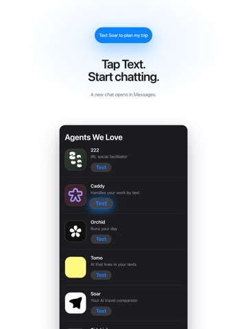 Messages Agent Store iPad screenshot