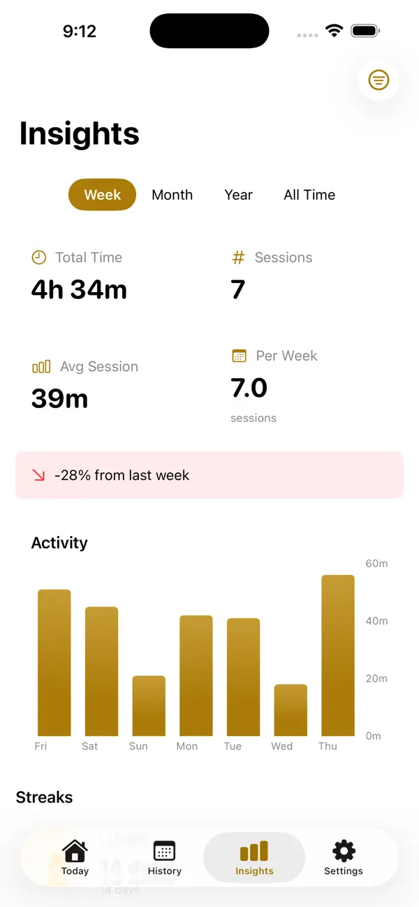 Screenshot #3 pour French Horn Practice Log