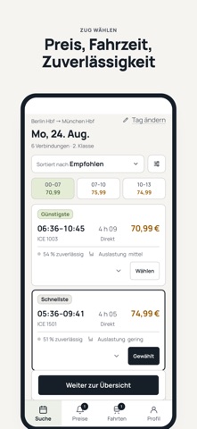 Bahnsparer: Zeit & Geld sparen 스크린샷 3