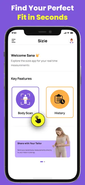 Sizie: Body Size Measurements screenshot 2