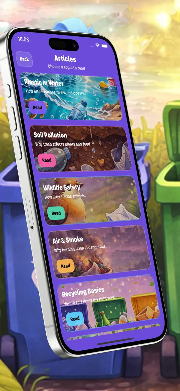 #4. Recycling Inspired Guide (iOS) Ved: ANDRE SNOW