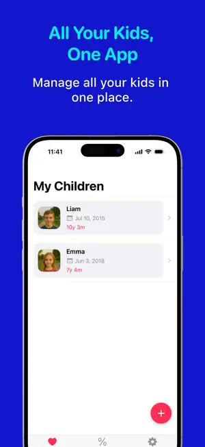 Growth Charts: baby & child screenshot 4