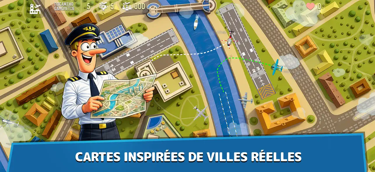 Screenshot #3 pour Contrôle du Trafic Aérien 2D