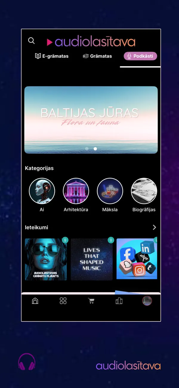 Screenshot #3 pour Audiolasītava