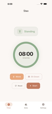 Stao: Standing Desk Reminder screenshot 2