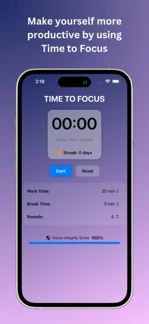 Time To Focus: DeepFocus screenshot 2