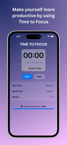 Time To Focus: DeepFocus screenshot