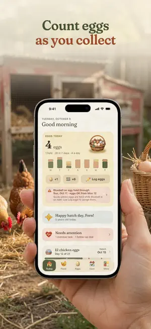 Chicken & Egg Tracker screenshot 1