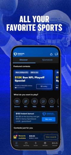FanDuel Fantasy Sports screenshot