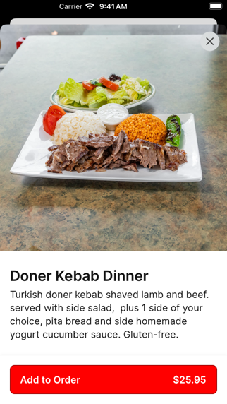 Boston Kebab - Waltham iPhone screenshot 4 - Food & Drink app