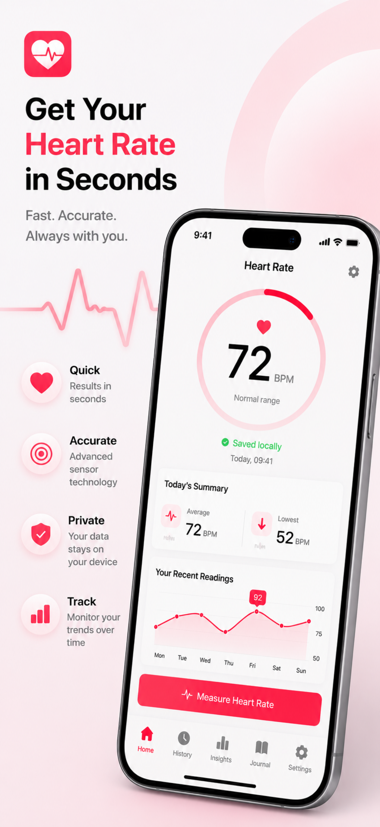 Pulse: Heart Rate Journal screenshot 5