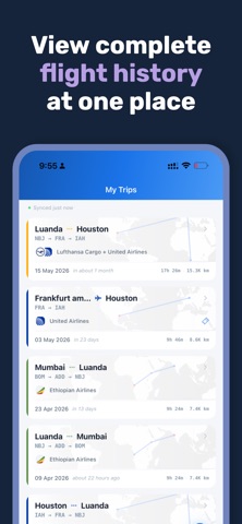 Travlo: Flight History Tracker Screenshot 3 of 5