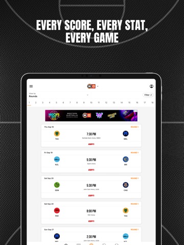 NBL iPad screenshot 8