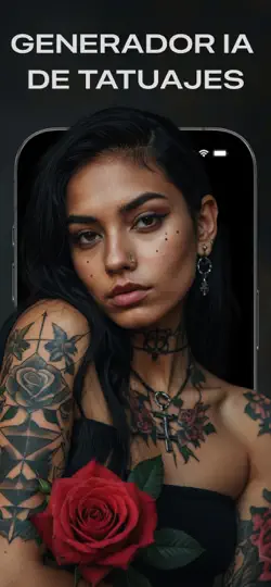 Captura de pantalla de Tattoo AI: Diseños De Tatuajes en iPhone 1