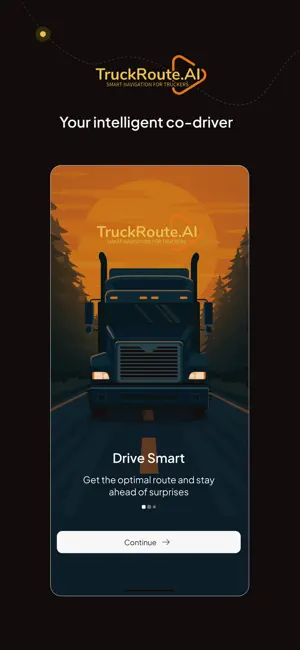 TruckRoute.AI: Smart truck GPS screenshot 1