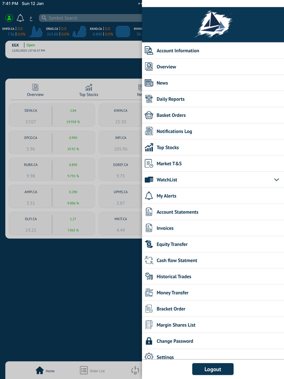 iPad screenshot