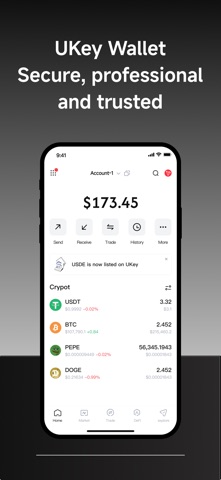 UKey Wallet: Crypto & Web3 Screenshot 3 of 7