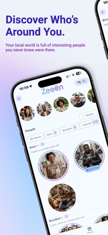 Zeeën: Social Discovery iPhone screenshot 1