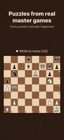 Chess Snacks: Mate Puzzles Screenshot 2 of 6