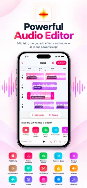 Audio Edit: Audio Editor Pro screenshot 3