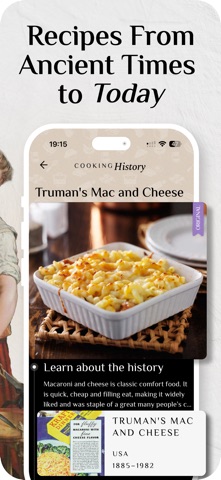 Cooking History – Learn Daily iPhone screenshot