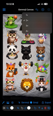 Genmoji Studio Canvas - Custom screenshot