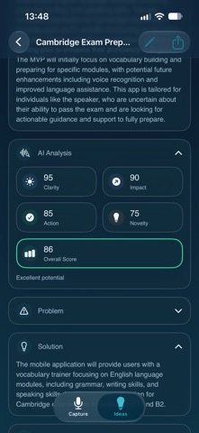 Idea Clear: AI Idea Capture Screenshot 7 of 8