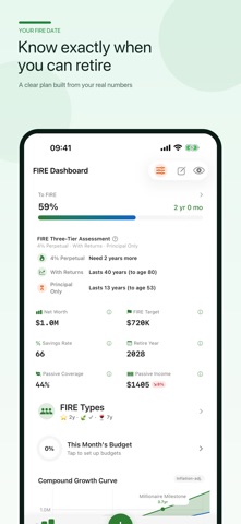 FinanceFreedom: FIRE Planner Screenshot 1 of 7