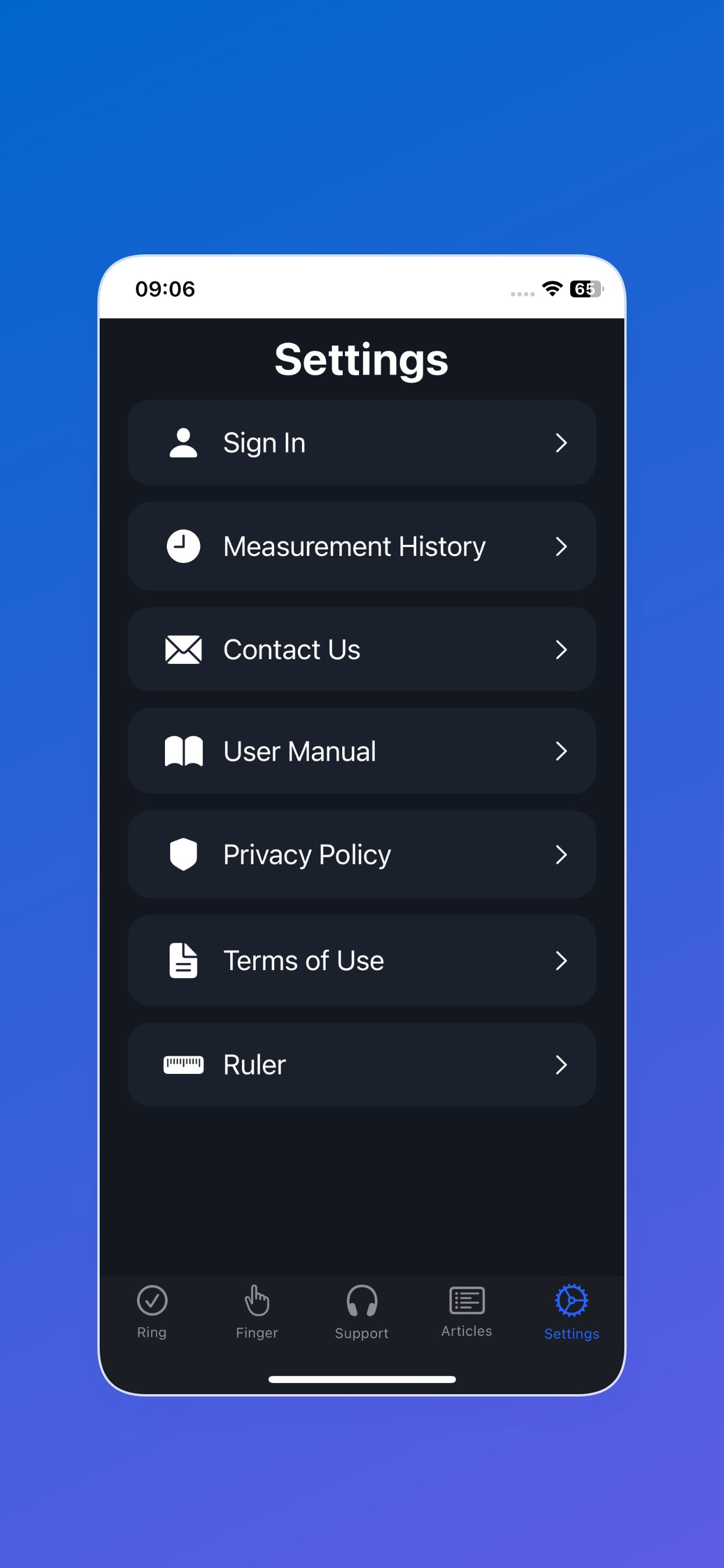 osaring sizer screenshot 4