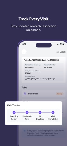 Tawuniya IDI for Inspector's iPhone screenshot