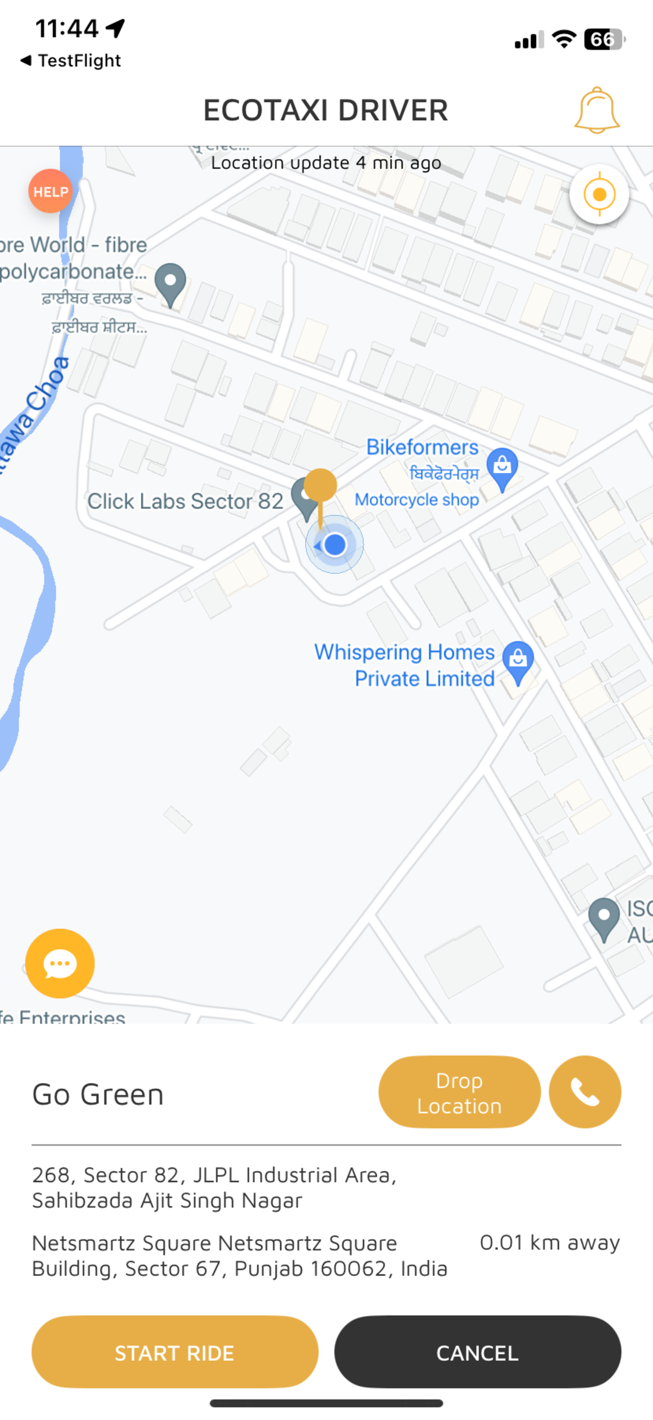 EcoTaxi Driver App. screenshot 3