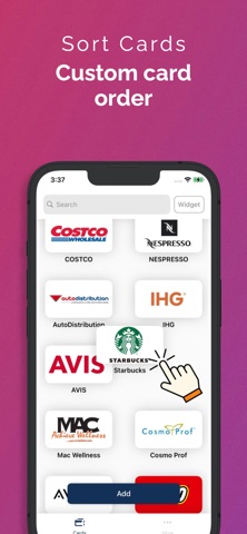 PKing Wallet: Card Organizer iPhone screenshot