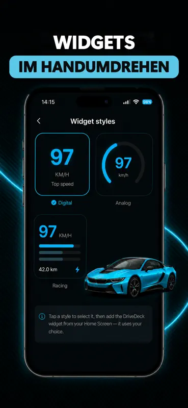 GPS Tacho, Auto Widgets & HUD screenshot 2 of 6