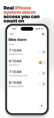 Bible Alarm: Christian Clock screenshot