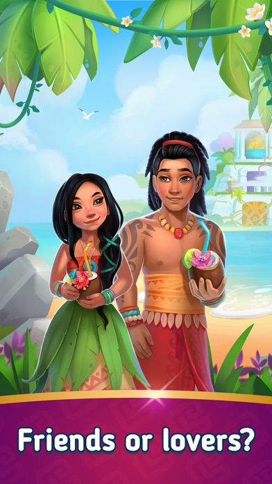 Merge Islanders: Tropical Town Screenshot