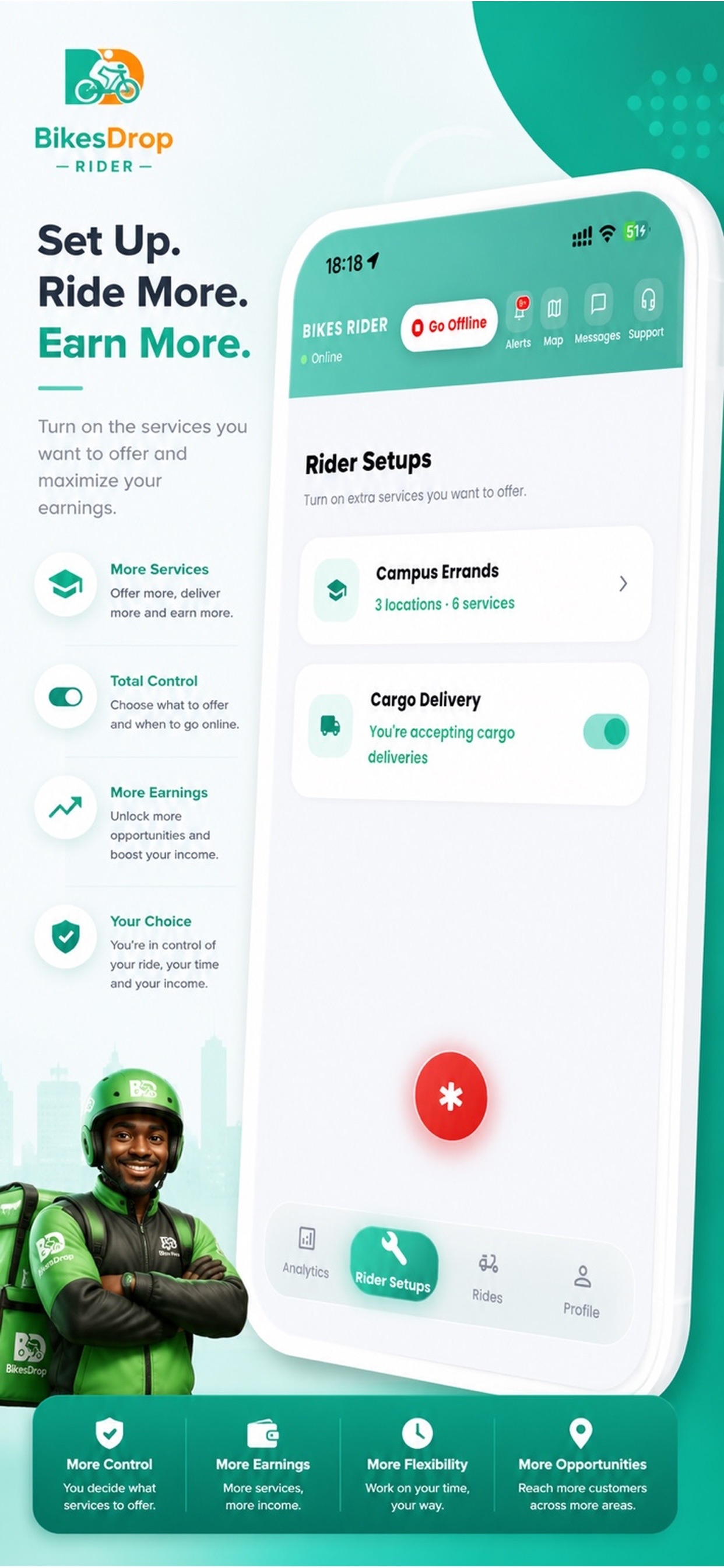 Screenshot 2 of BikesDrop Business