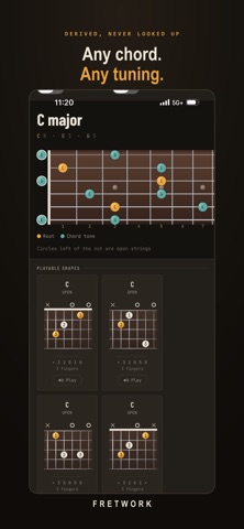 Fretwork: Chords and Scales Screenshot 1 of 5