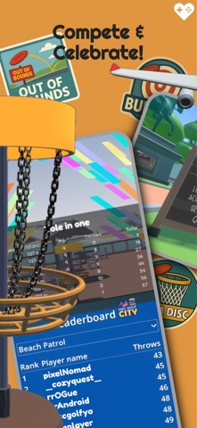Disc Golf City iPhone screenshot