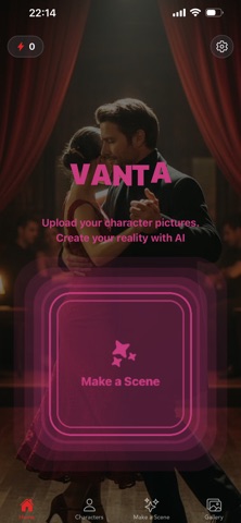 Vanta - AI Character & Scenes Screenshot 1 of 8