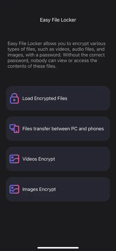 Easy File Locker screenshot 1 of 5