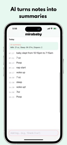 Mirababy - #1 AI Baby Tracker screenshot