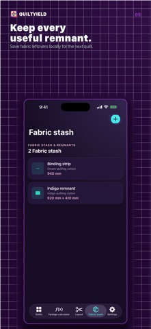 QuiltYield: Fabric Calculator iPhone screenshot