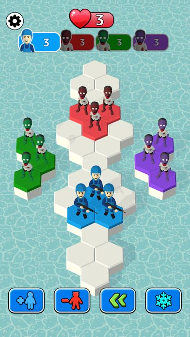Hexa Battles - Survive game Screenshot