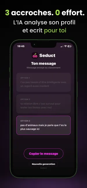 Seduct: Rizz & Accroche IA screenshot 2